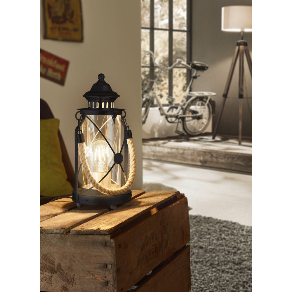Eglo Bradford Vintage Nautical Table Lamp - Sort - Image 3