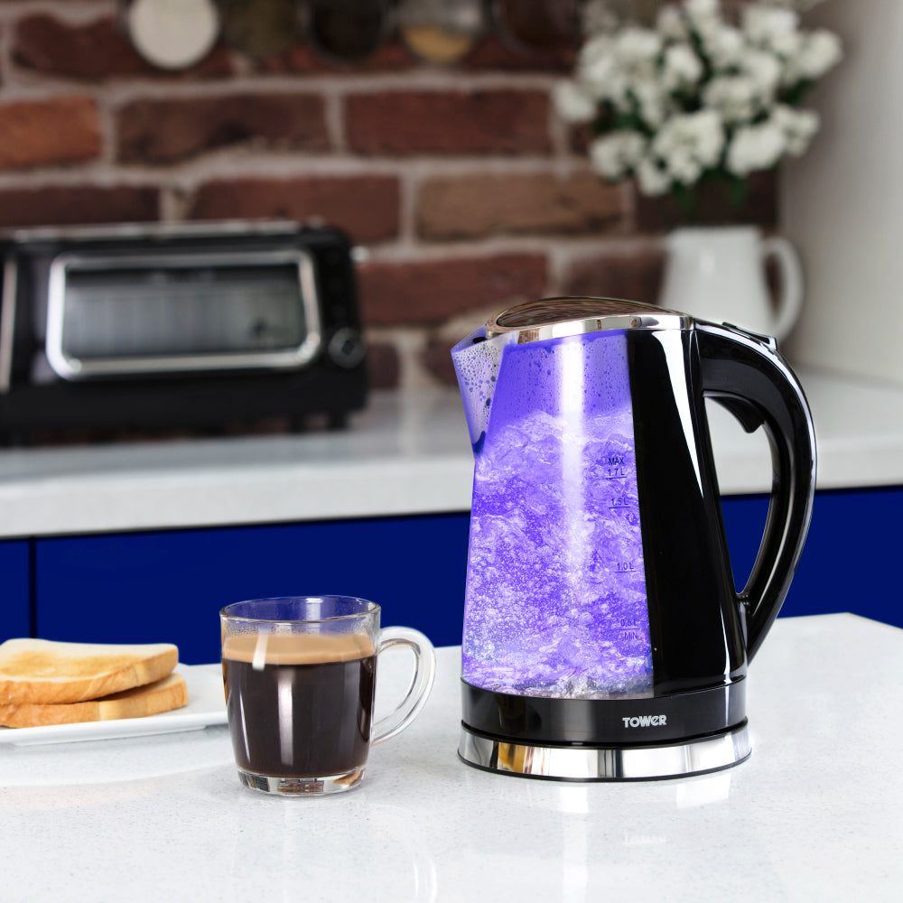 Tower Color Changing Kettle 2200W 1.7L - Sort - Image 2
